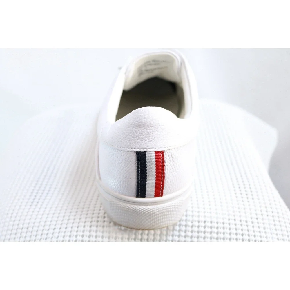 Faranzi Newport-S Mens Sneakers Size 11 White Silver Studs F421455K Casual Shoes